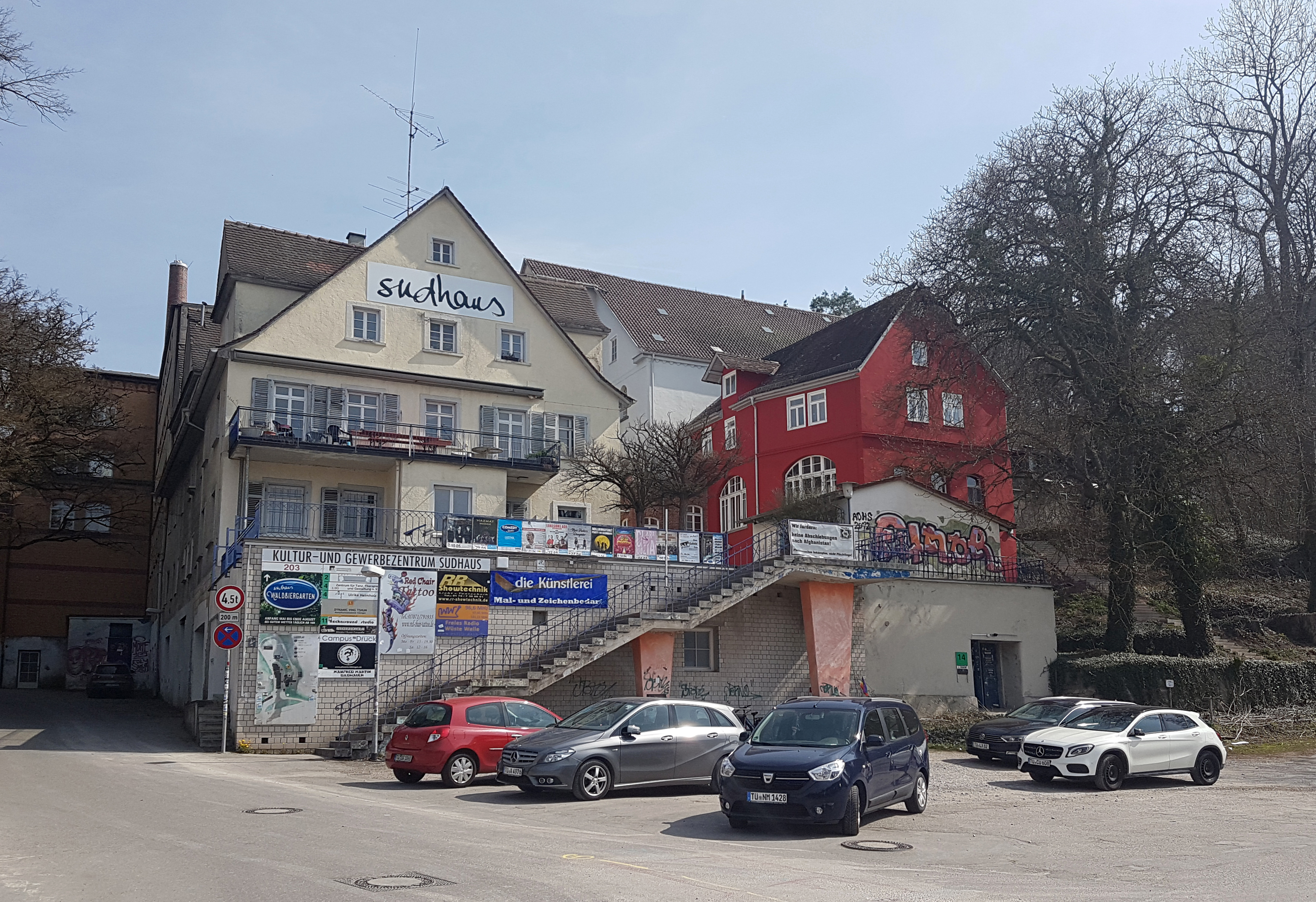 Das Sudhaus in Tübingen im April 2019