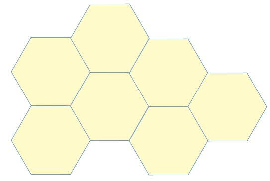 Cuantas diagonales tiene un hexagono