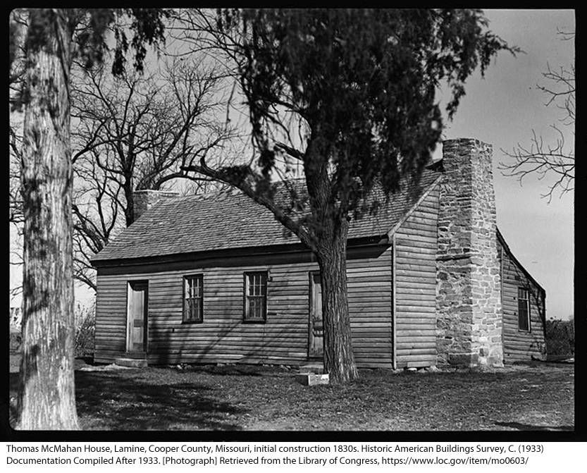 Thomas McMahan Rumah, Lamine, Missouri