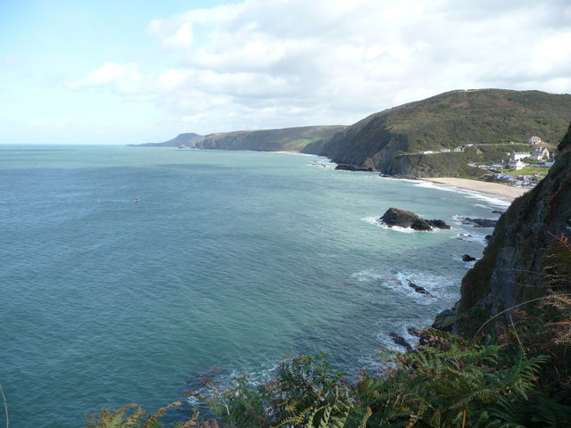 View from the coast path near Tresaith, Ceredigion - geograph.org.uk - 2611508