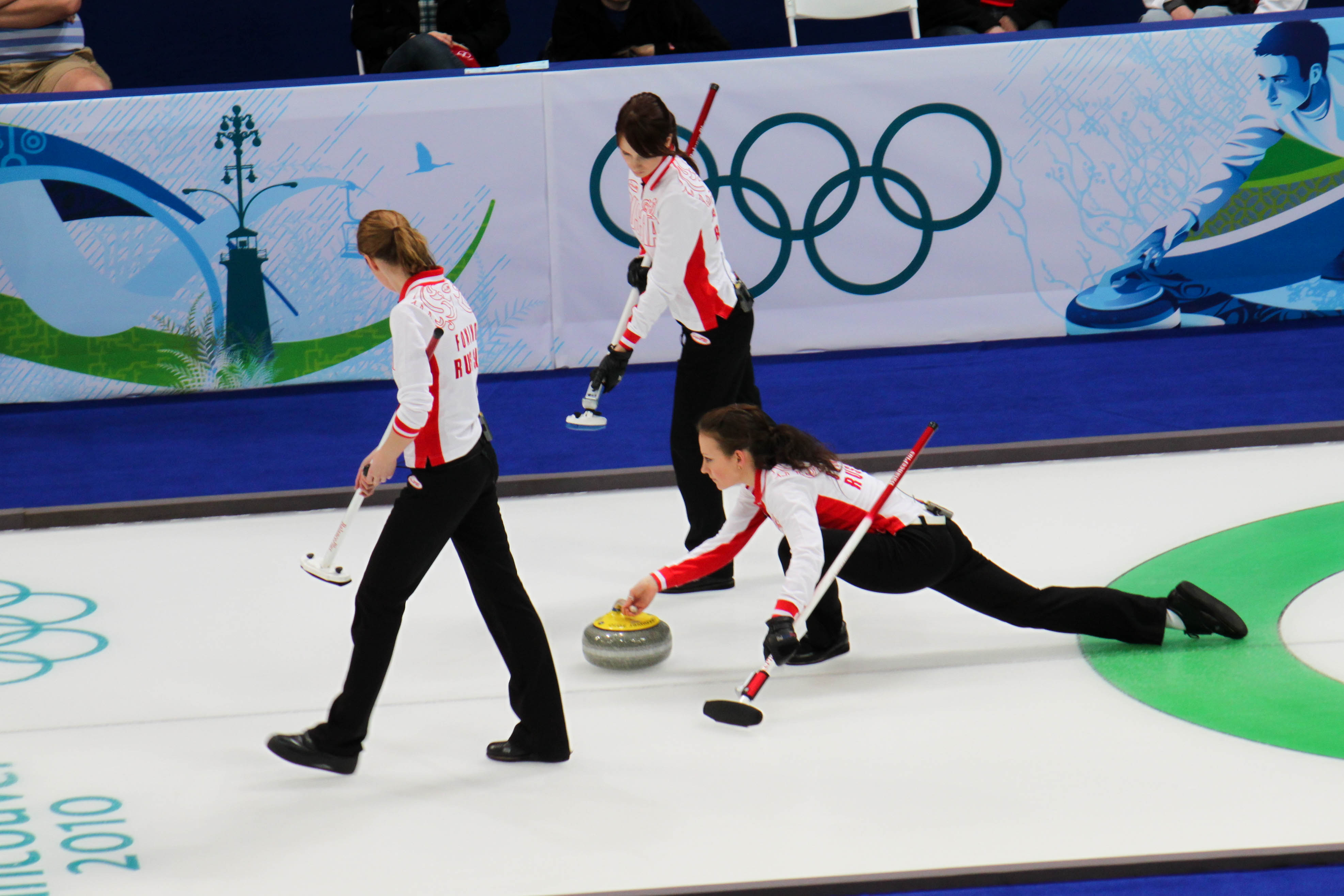 Women's Curling Team Russia 20 February 2010