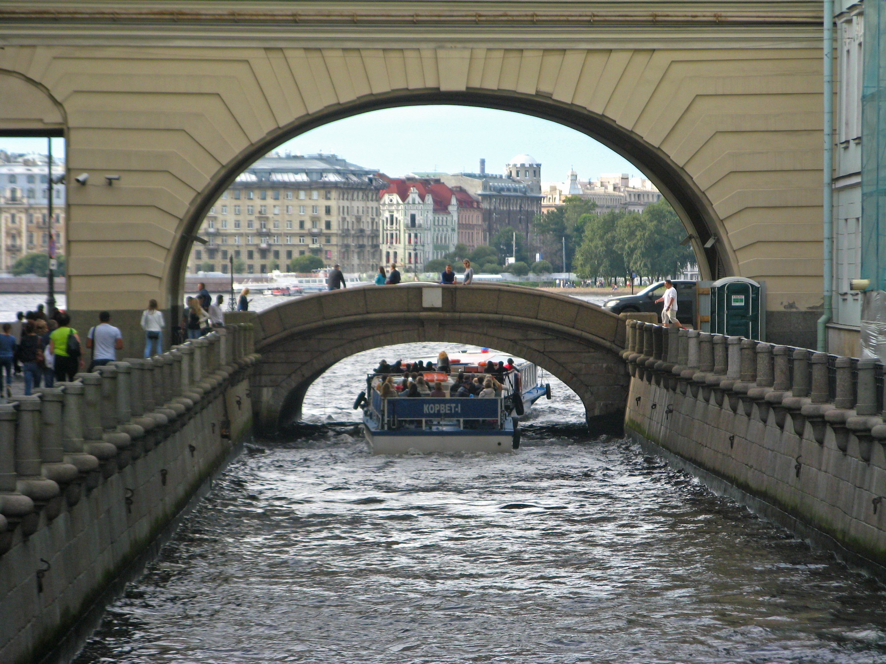 Эрмитажный мост в санкт петербурге фото