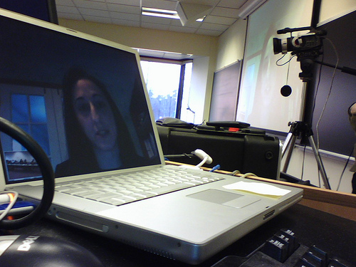 File:A video conference with a class 2.jpg