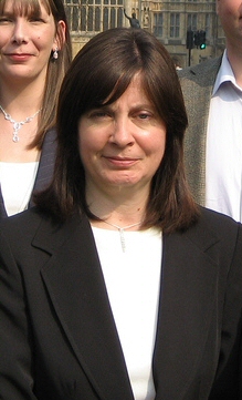 Lancashire portrayed Angela Cannings (pictured) in the 2005 television film Cherished, a dramatisation of the activist's bereavement and subsequent wrongful imprisonment[70]