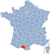 Poziția regiunii Ariège