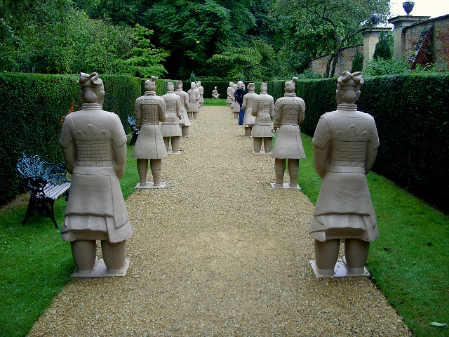 File:Buscot, terracotta warriors, Buscot Park - geograph.org.uk - 2034125.jpg