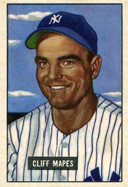 <span class="mw-page-title-main">Cliff Mapes</span> American baseball player (1922–1996)