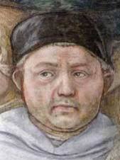 A self-portrait of Fra Filippo Lippi. Fra Filippo Lippi portrait.jpeg