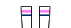 Kit socks 3 unequal hoops pink white blue on colour.png