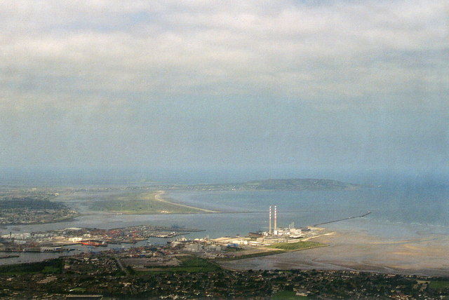 Aerial view of Poolbeg