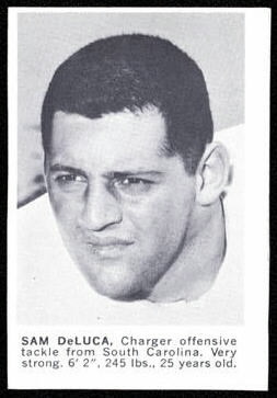 <span class="mw-page-title-main">Sam DeLuca</span> American football player and broadcaster (1936–2011)