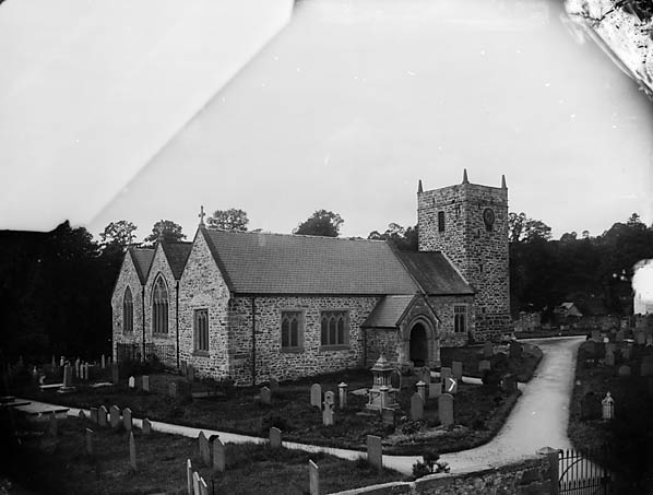 File:The church, Llanrhaeadr-ym-Mochnant NLW3362226.jpg