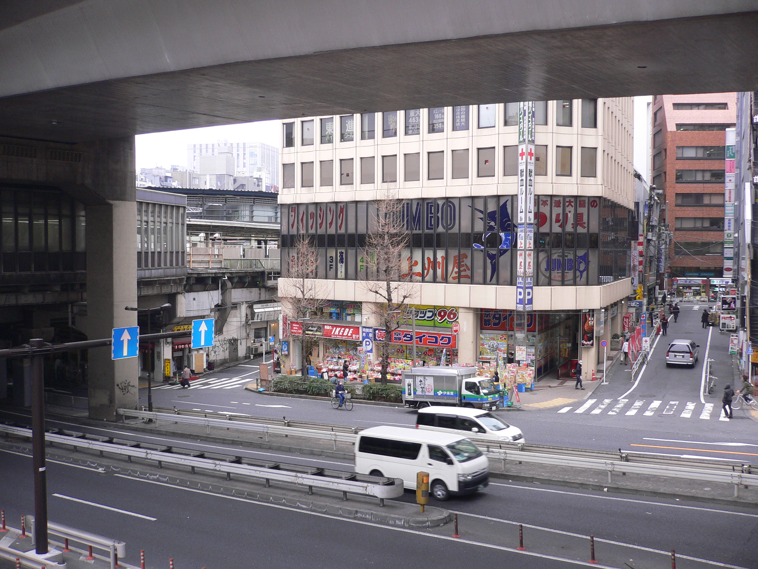 File 渋谷駅西口歩道橋より Panoramio Jpg Wikimedia Commons