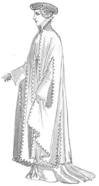 15th century costume - the Houppelande