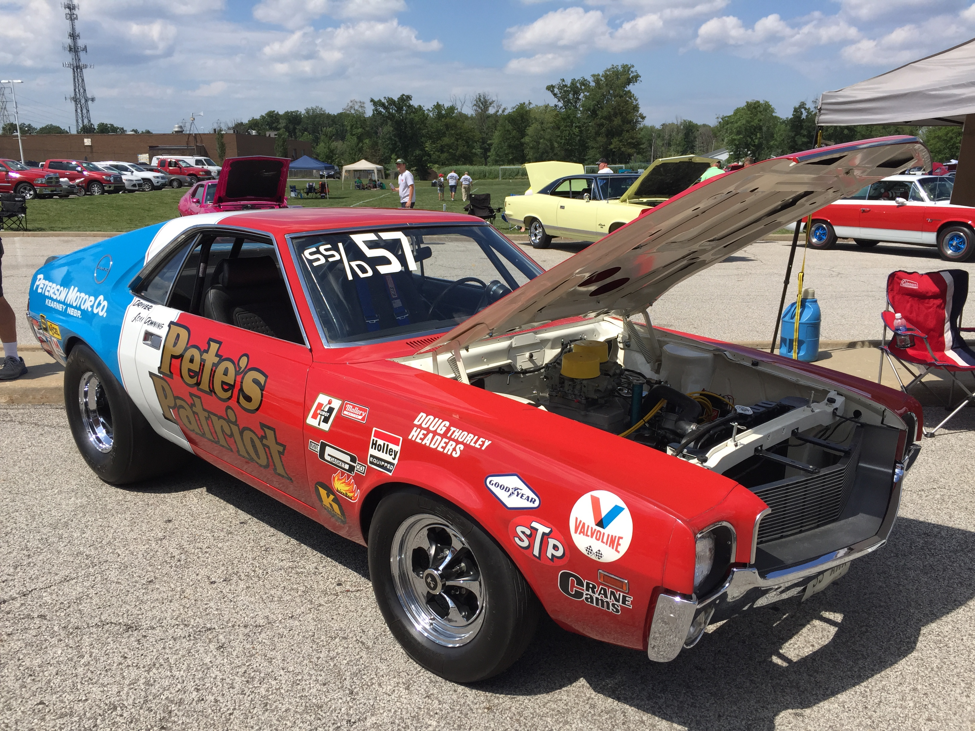 File1969 AMC AMX SS Hurst Factory Dragcar As Petes Patriot At AMO