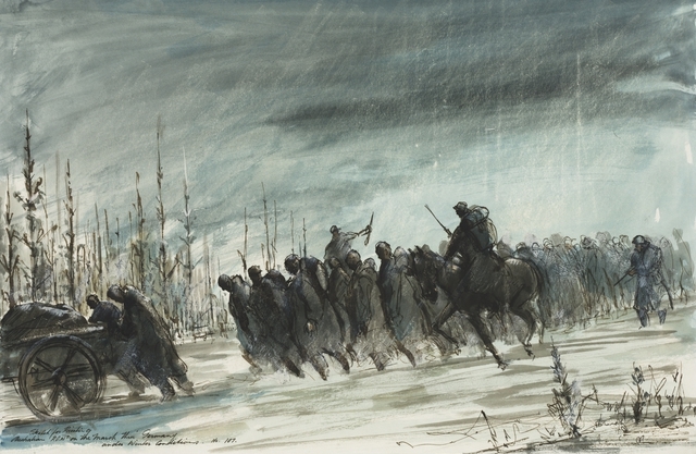 File:Australian POWs on the march through Germany - Alan Moore.jpg