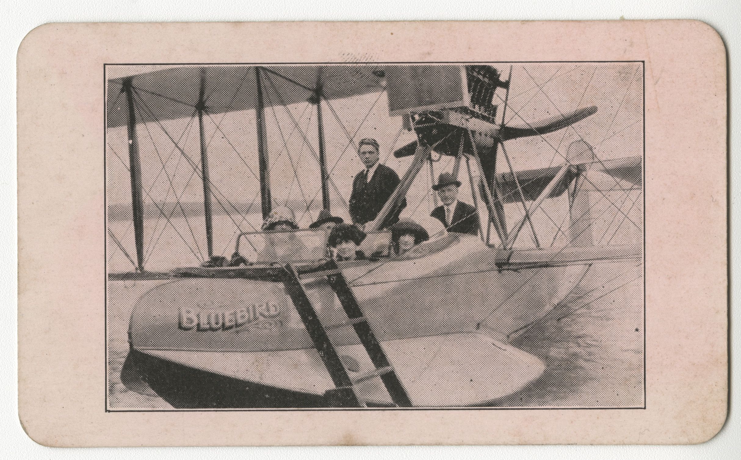 Blue Bird Seaplane business card, ca. 1910 - DPLA - 2d0233c379b596880b2853c8718381ed (page 1)