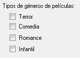 Uso correcto del control CheckBox