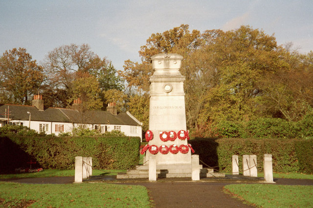 File:Enfield War Memorial after Remembrance Sunday - geograph.org.uk - 622705.jpg