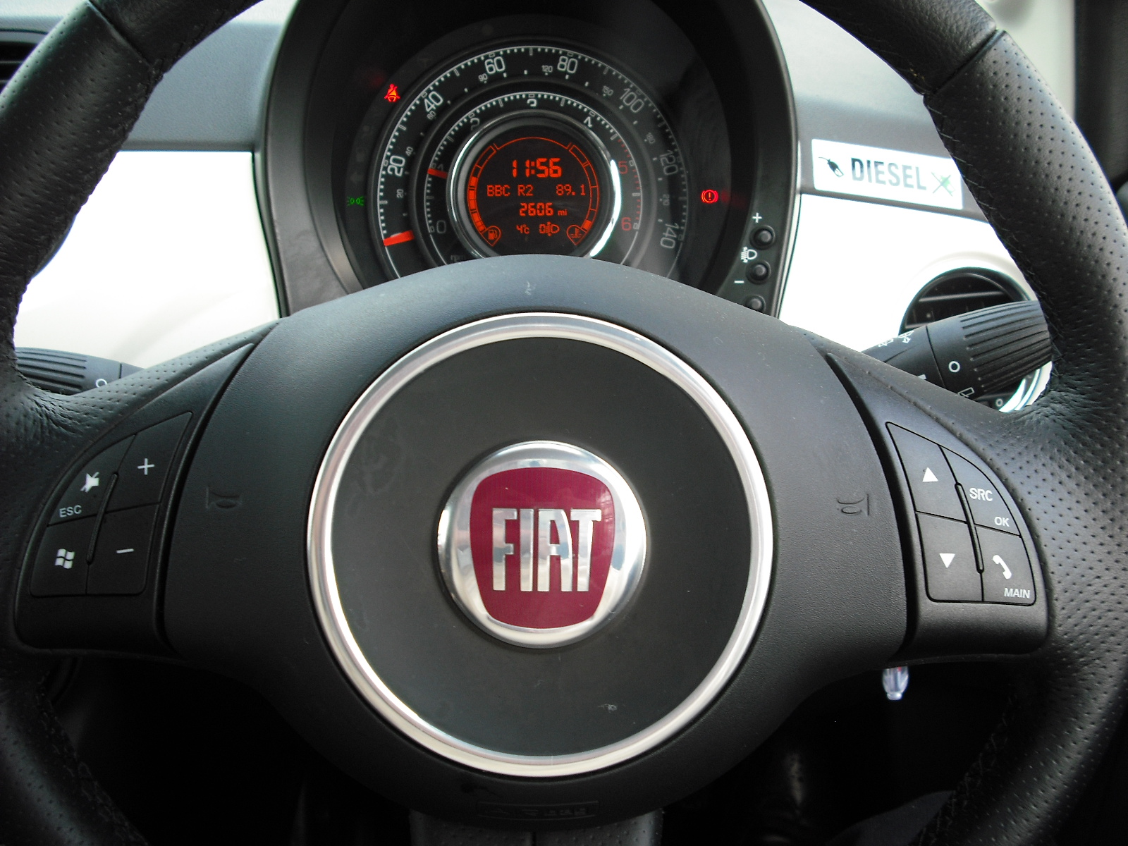 fiat steering wheel