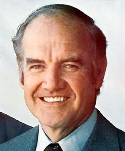 McGovern as seen in a 1972 campaign poster