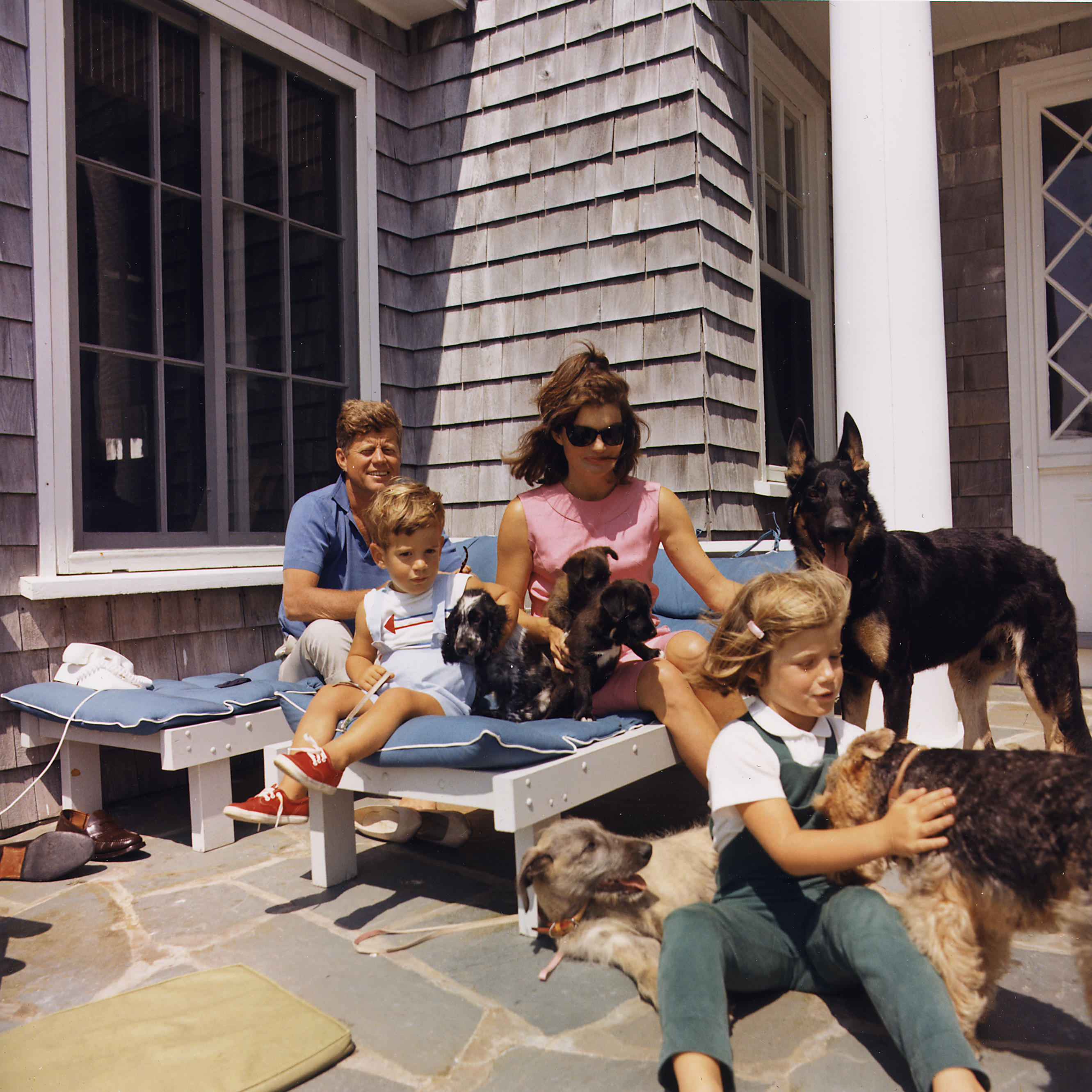 Kennedy Family with Dogs During a Weekend at Hyannisport 1963.png