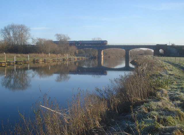 File:Local train on the bridge - geograph.org.uk - 1164774.jpg