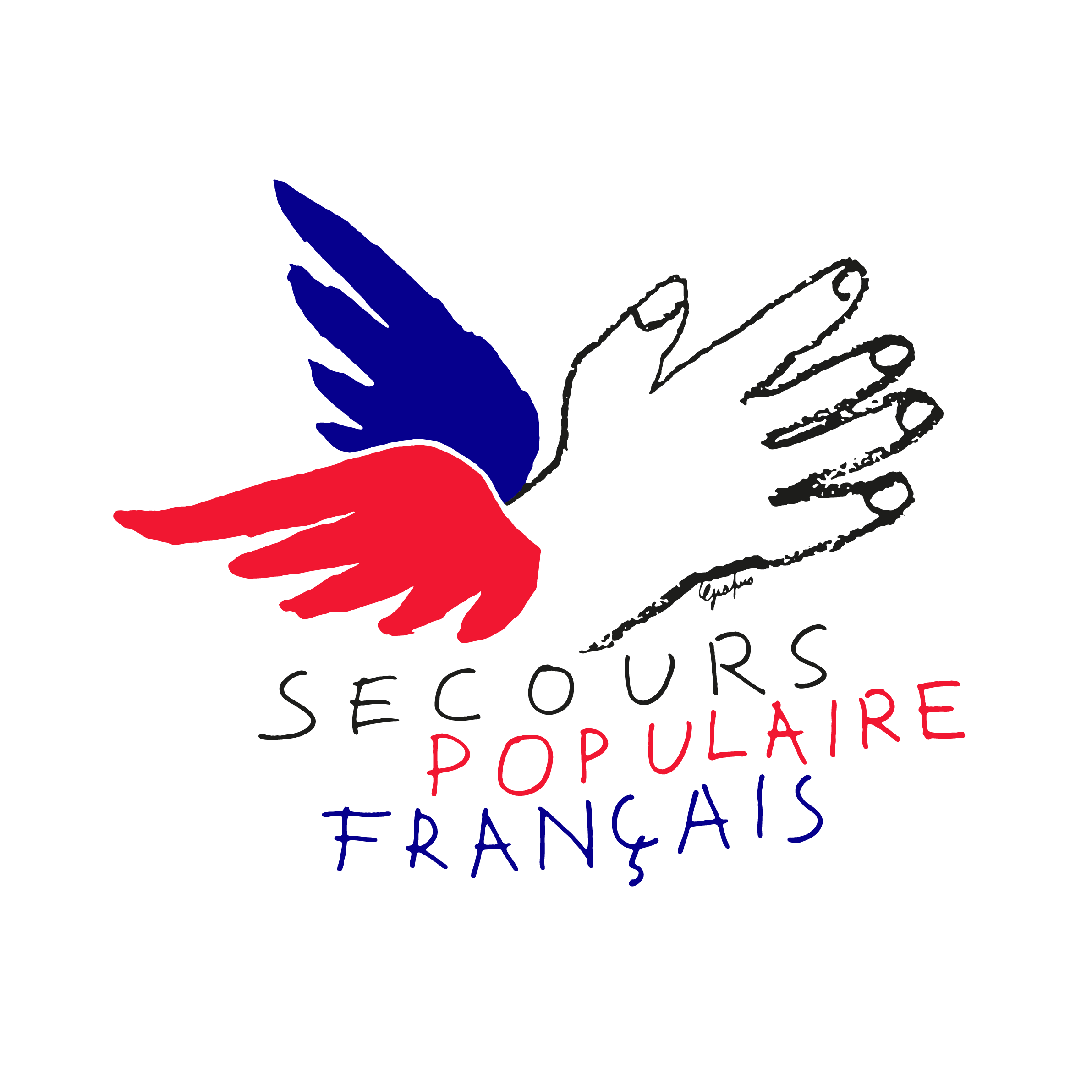 logo du Secours Populaire Fran\xe7ais