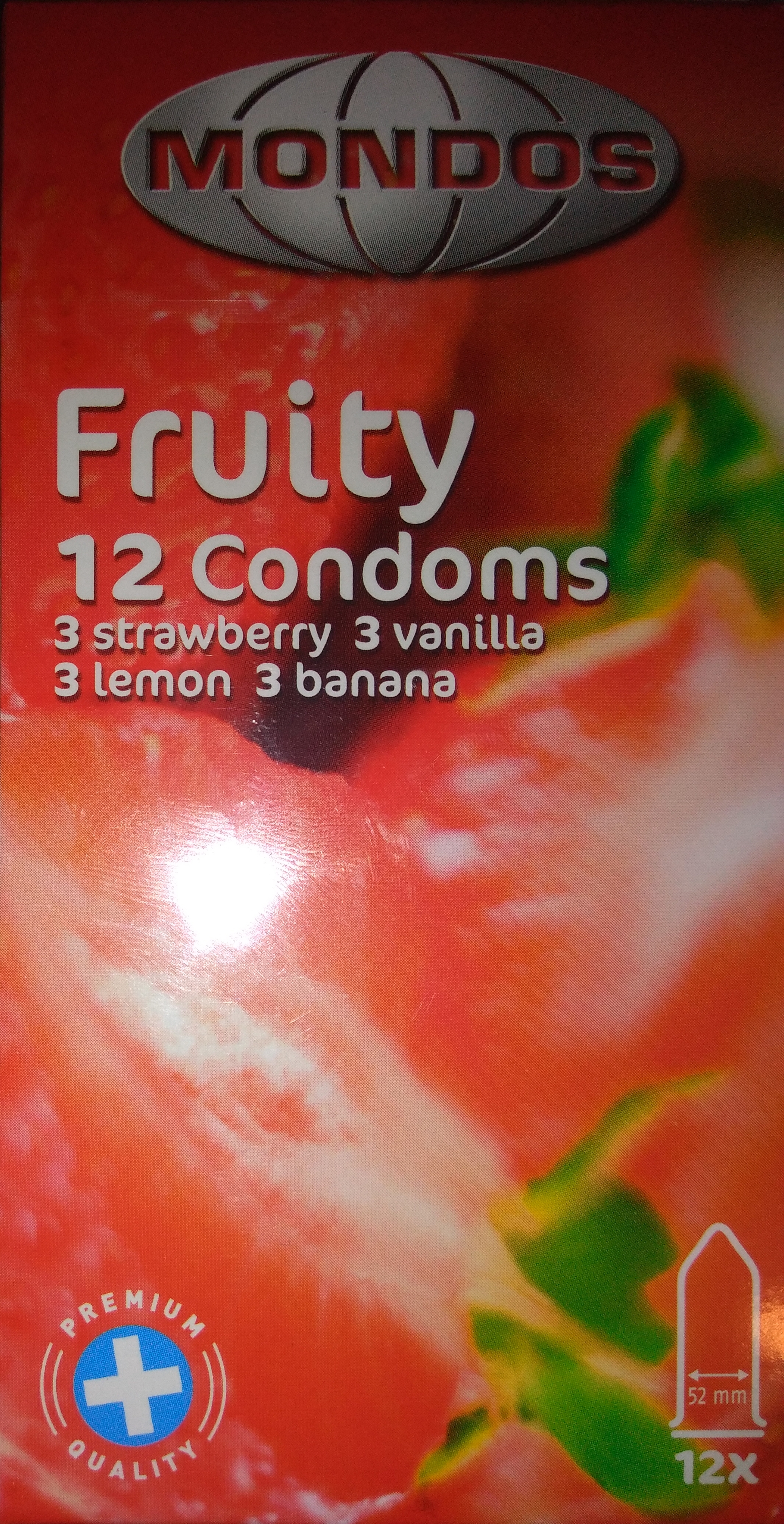 Flavored condom