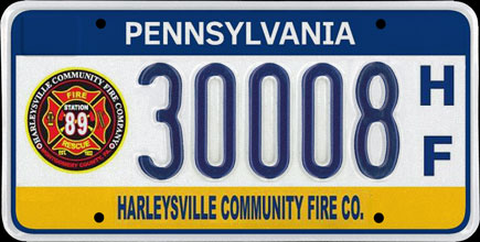 File:Pennsylvania 2009 Harleysville Community Fire Company license plate.jpg