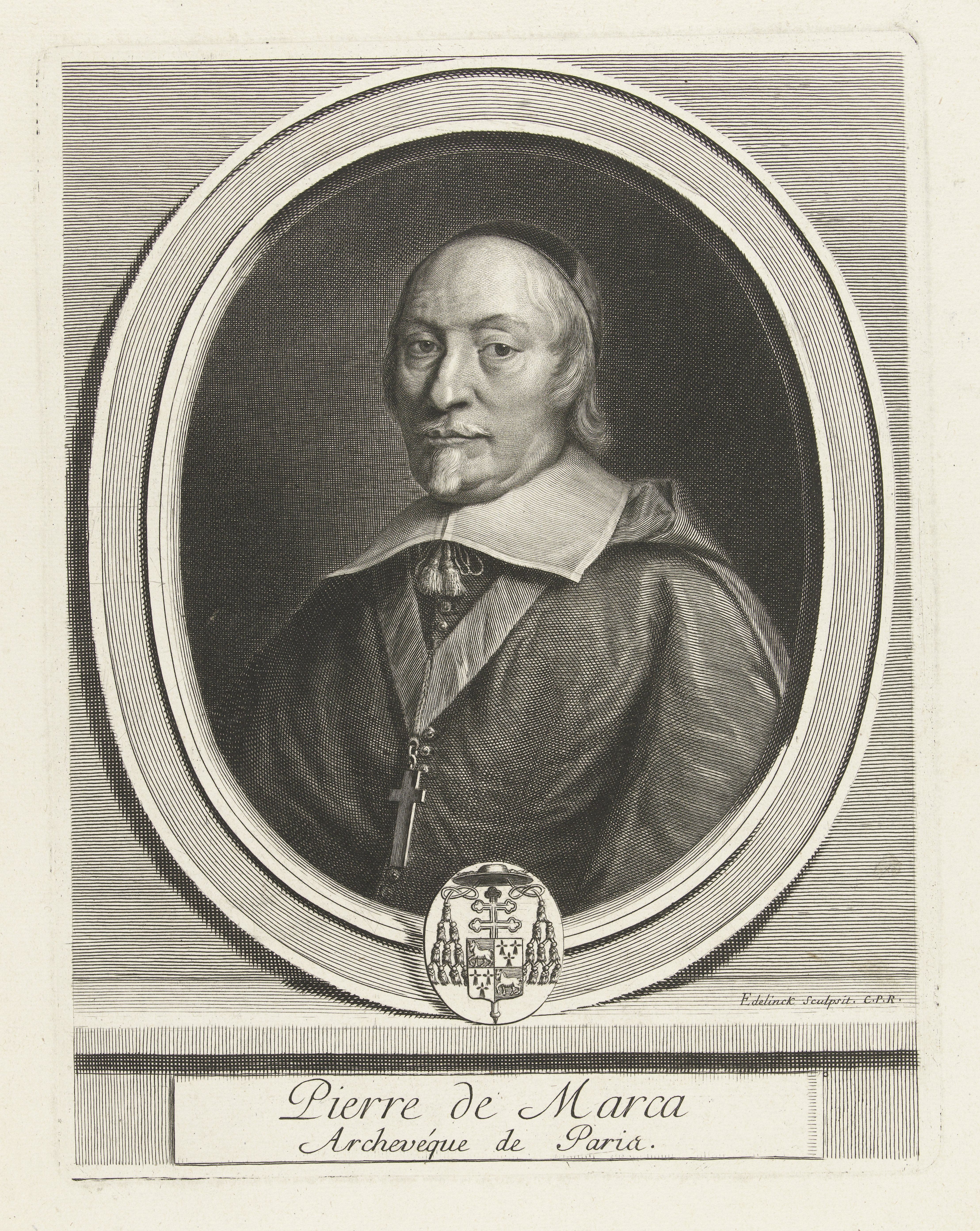 Pierre de Marca (Gravur von [[Gérard Edelinck