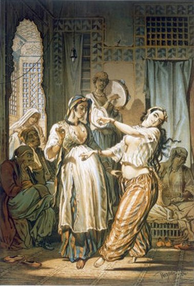 File:Preziosi - Egyptian Belly Dancer from Souvenir of Cairo 1862.jpg