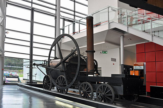 File:Replica of Richard Trevithick's steam locomotive, National Waterfront Museum - Swansea - geograph.org.uk - 1460396.jpg