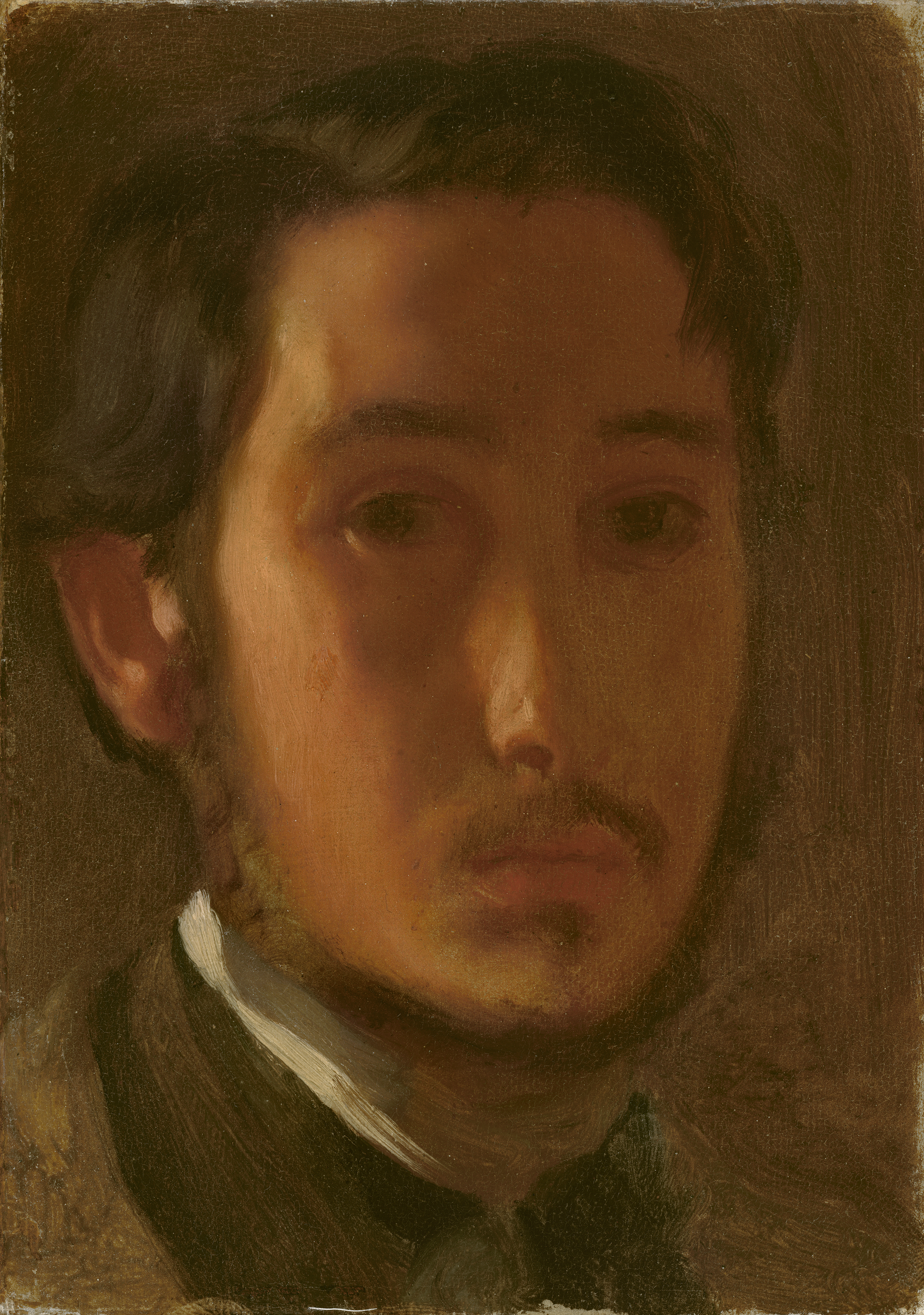 Self portrait. Эдгар Дега автопортрет. Эдгар Дега автопортрет 1855. Эдвард Даге авто портрет. Эдгар Дега портрет художника.