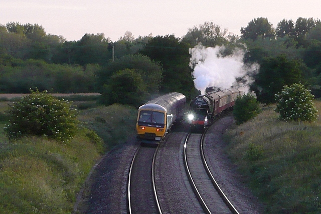 File:Steam locomotive 60163 Tornado with the Cathedrals Express approaching Aldermaston Wharf, Berkshire 18 June 2009 pic 1.jpg