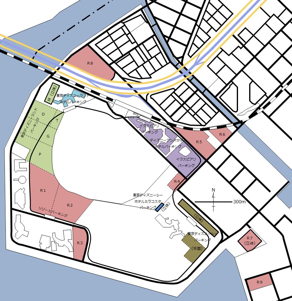 ファイル The Map Of Parking Areas At Tokyo Disney Resort Japanese Jpg Wikipedia