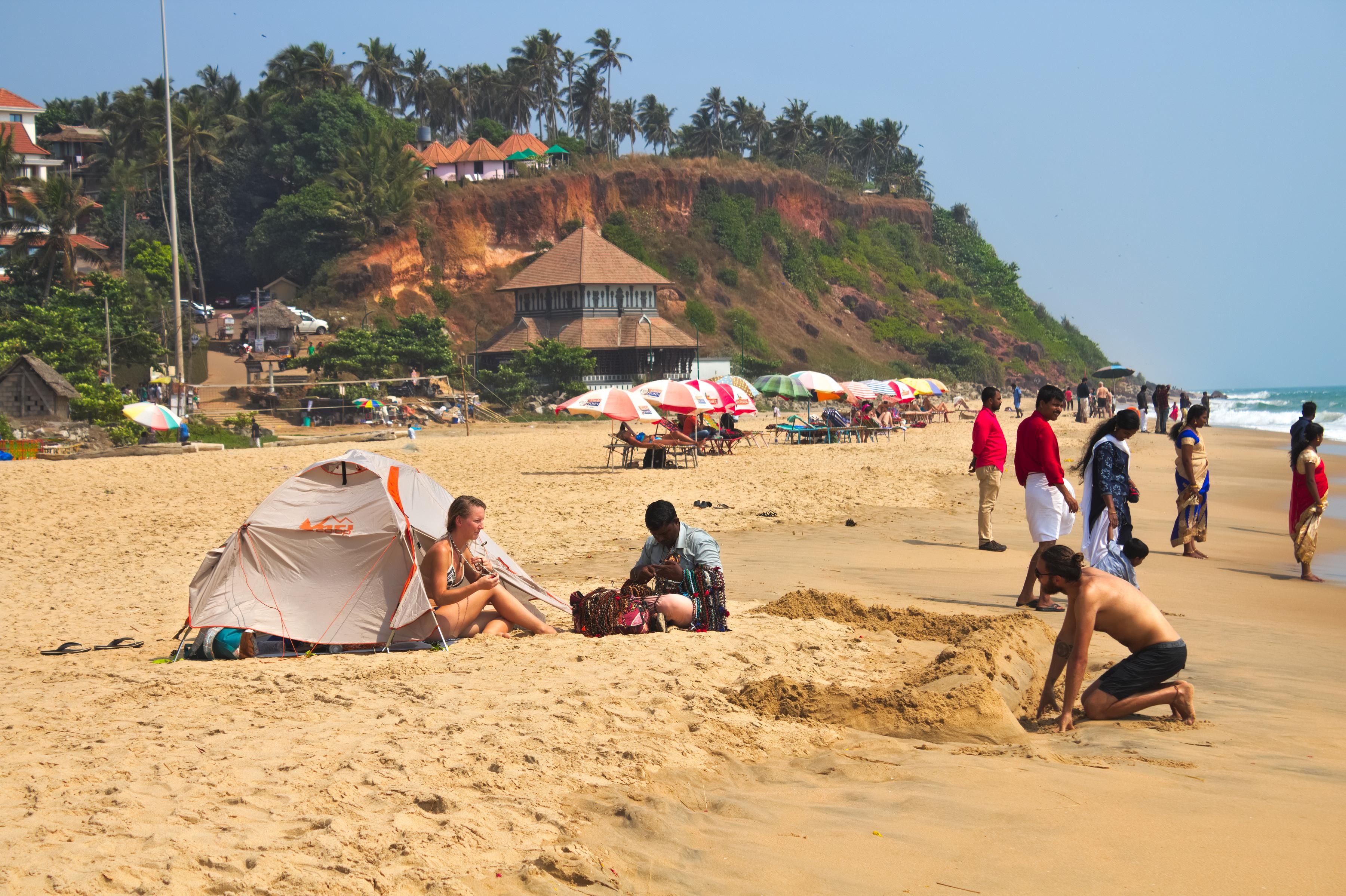 Beach resorts in Varkala