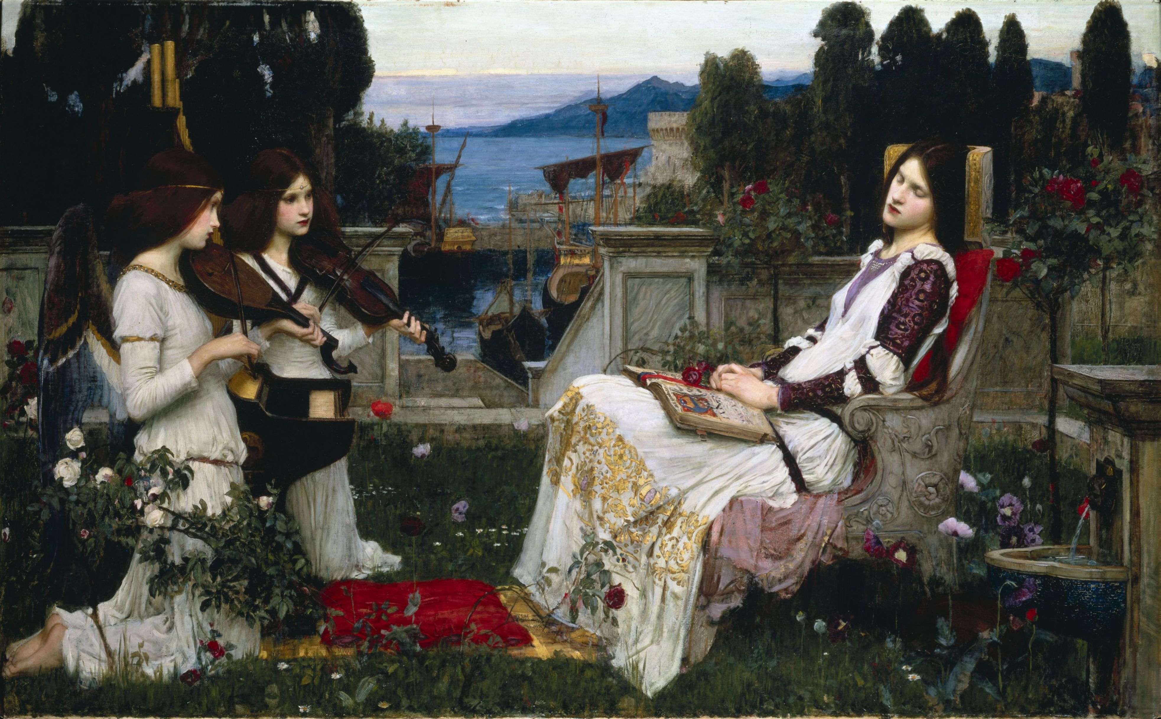 File:Waterhouse, John William - Saint Cecilia - 1895.jpg - 维基