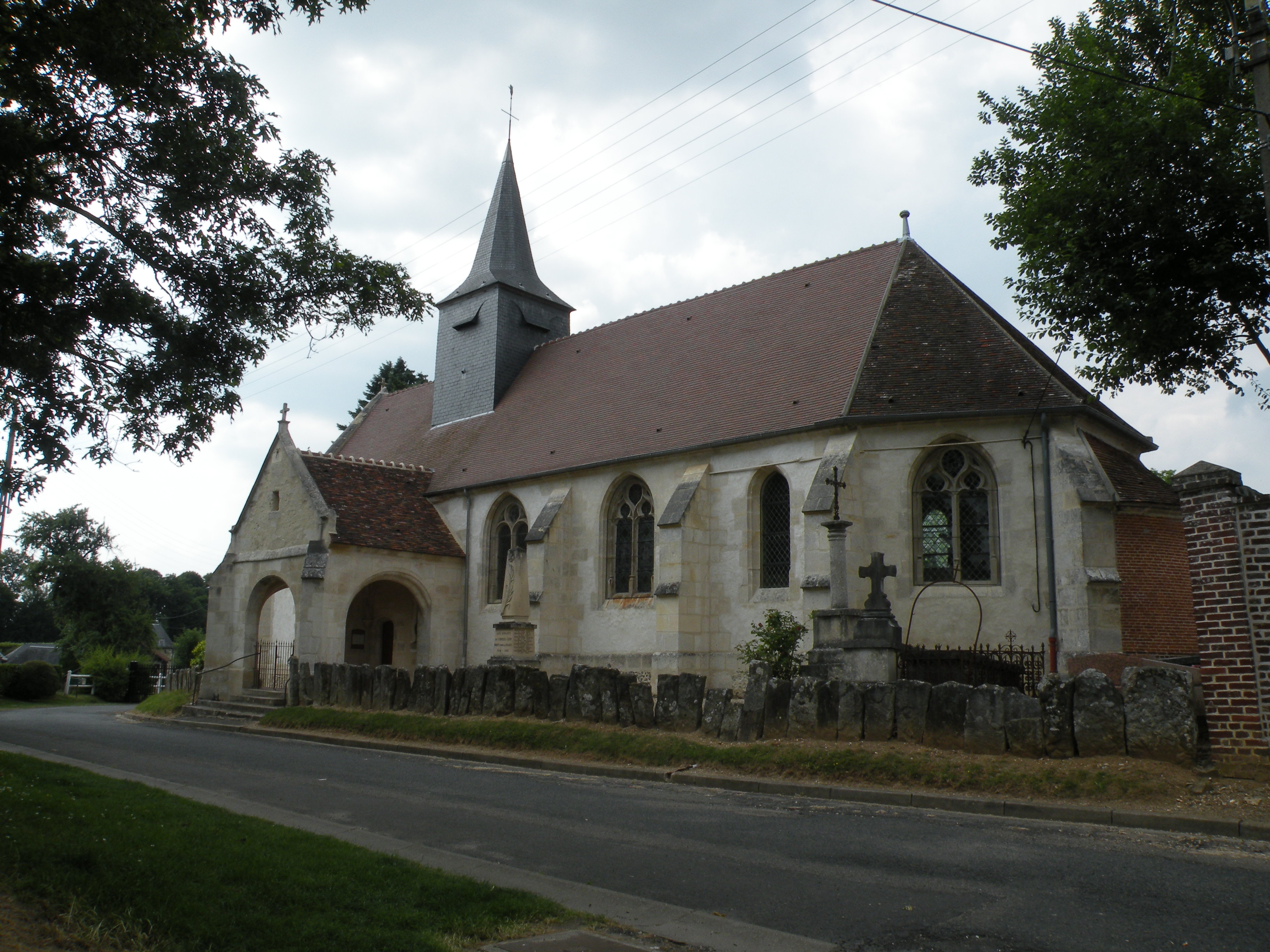Eglise Sainte-Honorine  France Hauts-de-France Oise Corbeil-Cerf 60110