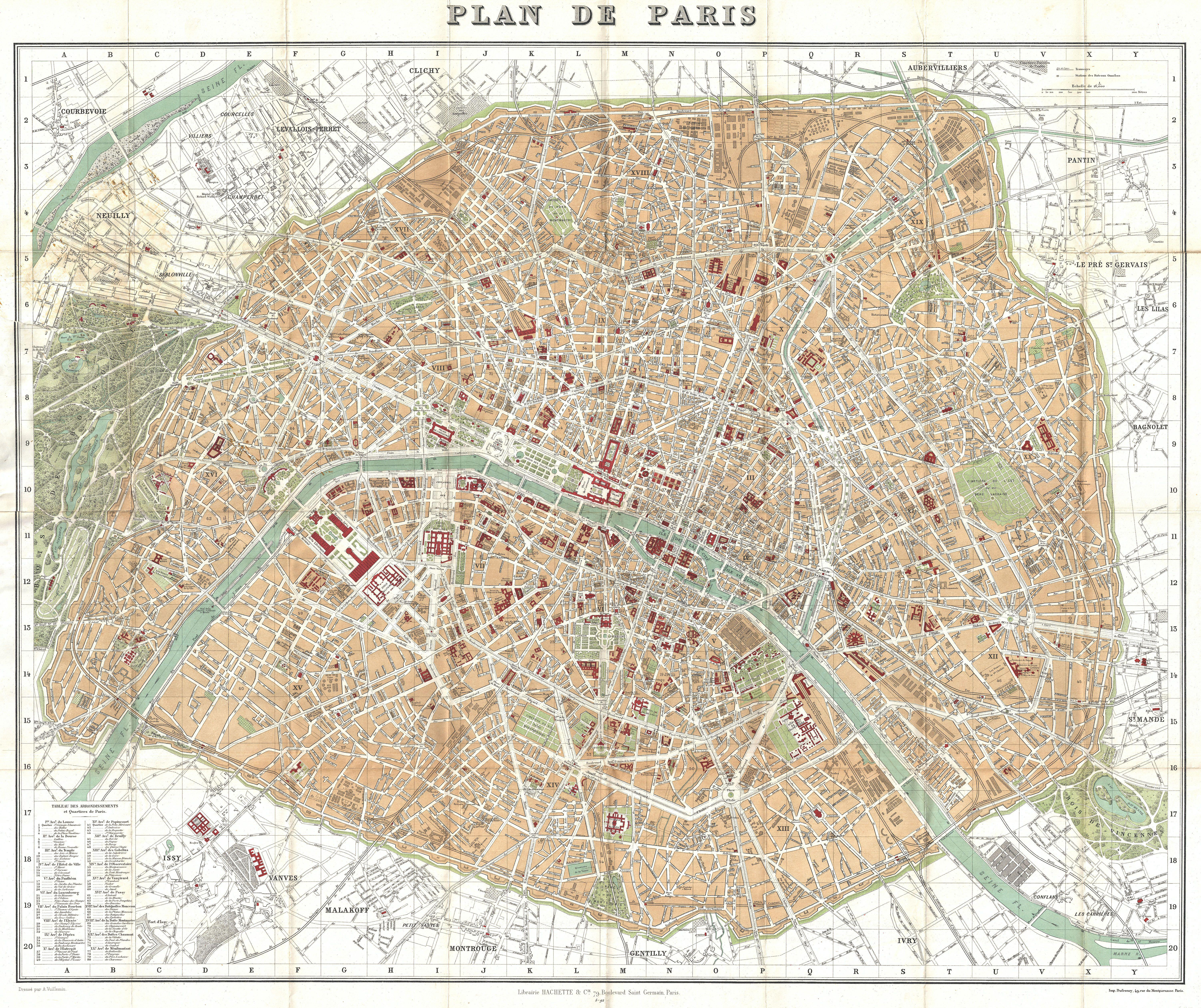 plan de paris