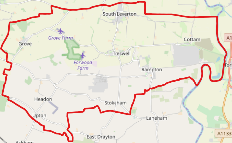 Map of Rampton ward.