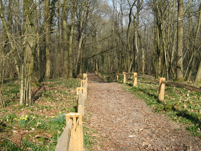 File:Bridleway near Springs Farm - geograph.org.uk - 1211733.jpg