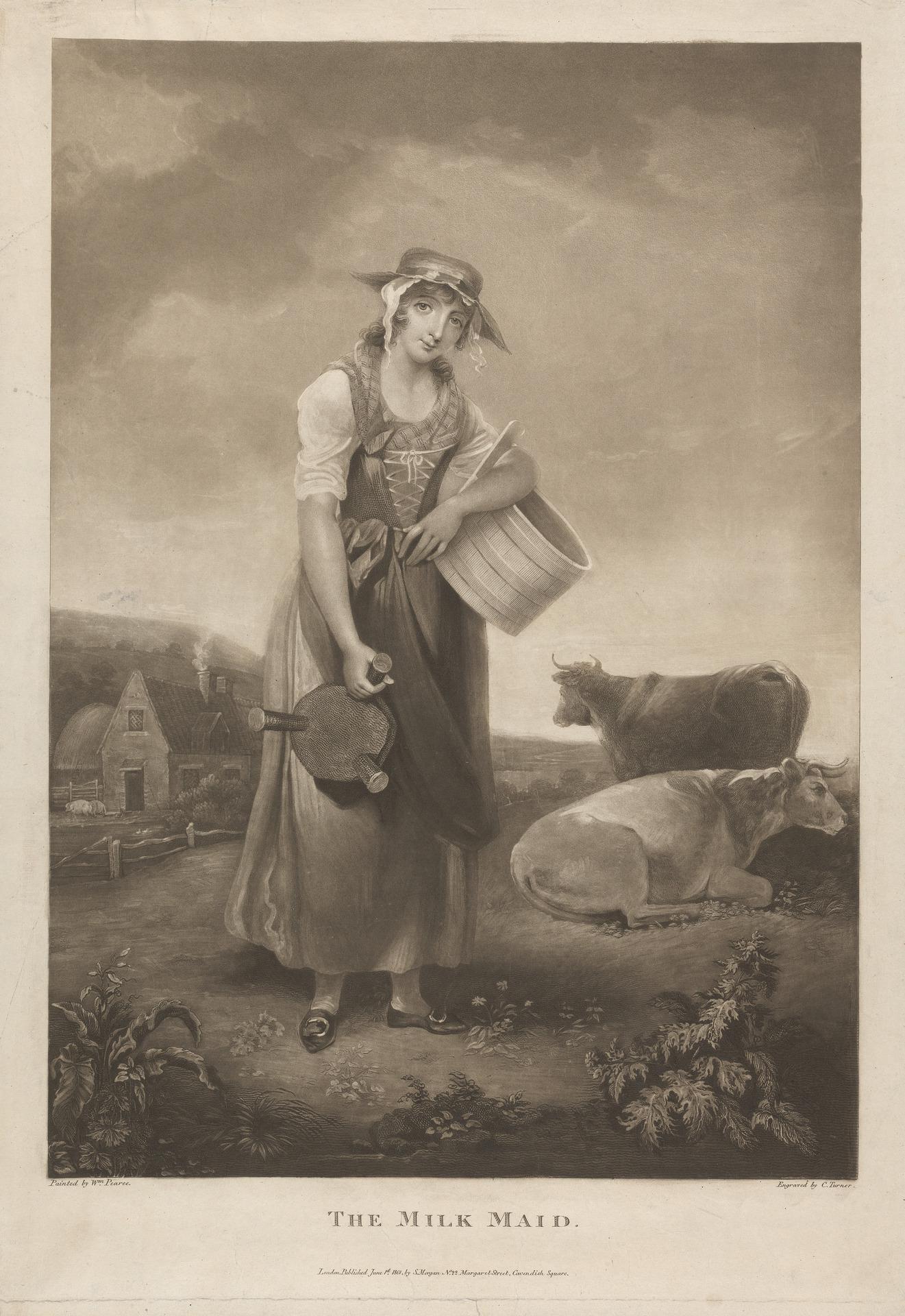 File:Charles Turner - The Milk Maid - B1970.3.589 - Yale Center