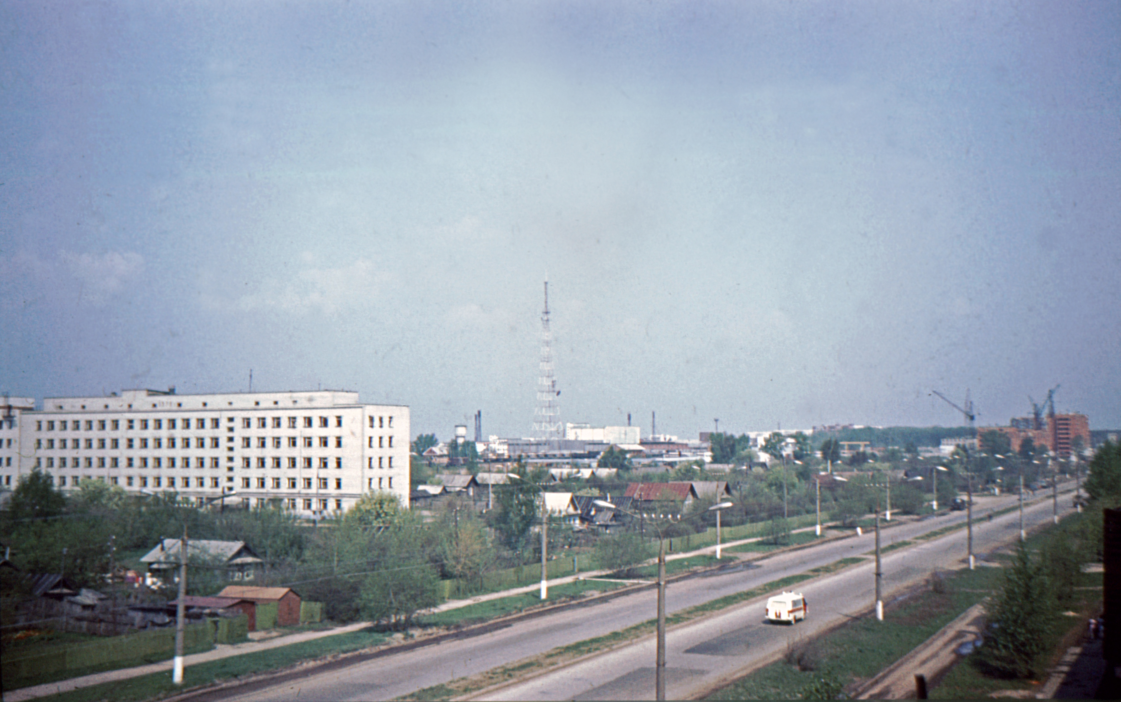 Улица проспект мира в Чебоксарах 1990-