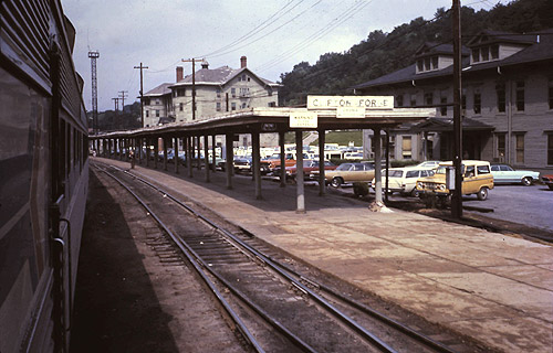 File:Clifton Forge station from the James Whitcomb Riley (2), June 25, 1974.jpg