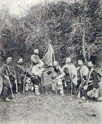 General Tsontcheff, with revolutionists in 1904.