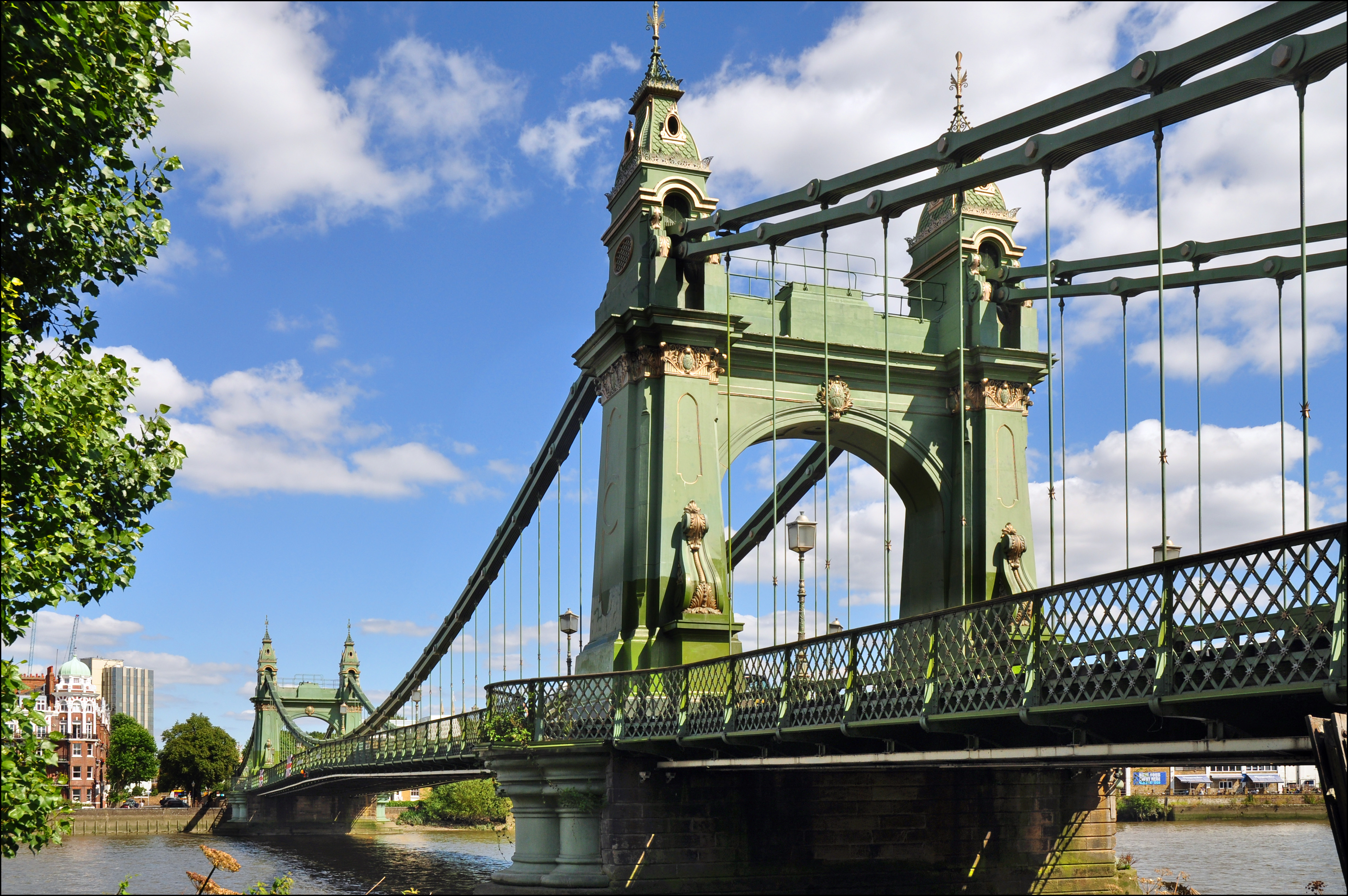 west london, hammersmith, bridge