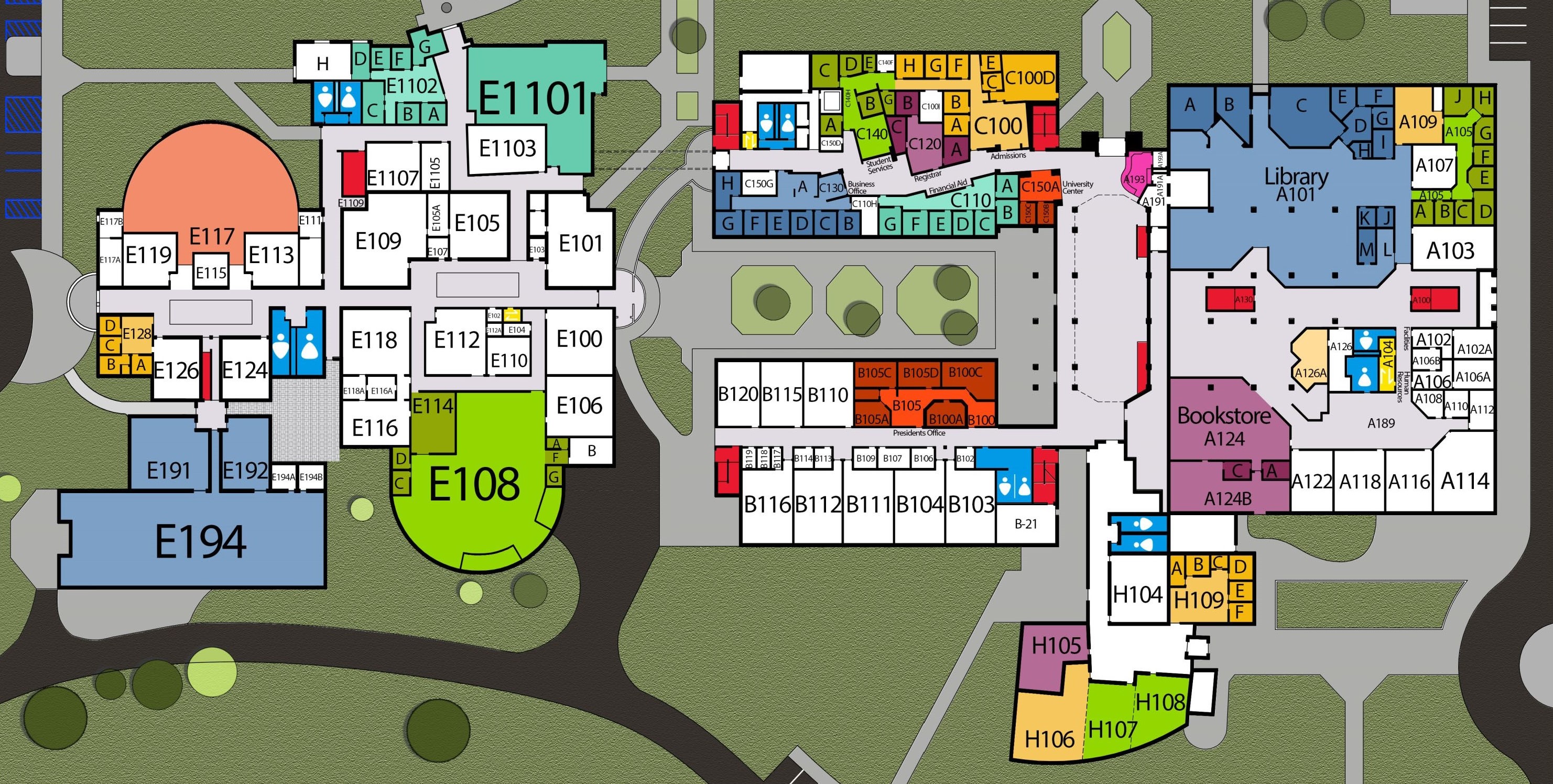 Columbus State Community College Map Map Of Columbus State