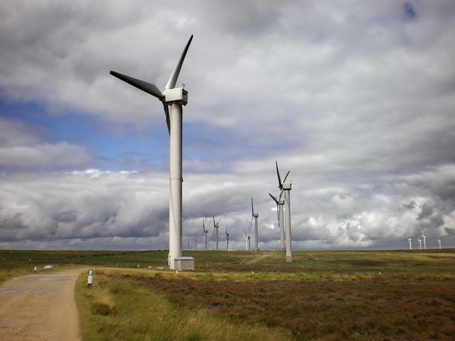 Ovenden Moor Wind Farm - geograph.org.uk - 1422958