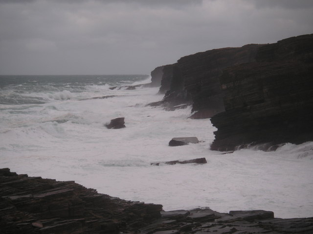 File:Yesnaby cliffs - geograph.org.uk - 371593.jpg